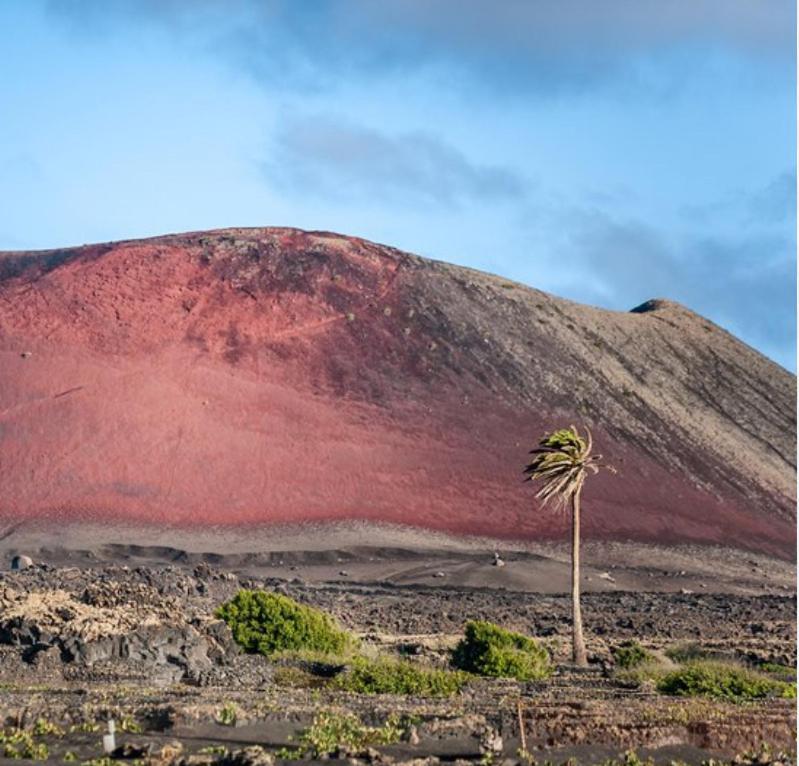 Lanzarote Casa Volcanica-Anclada Sobre La Lava Del Volcan Montana Blanca Kültér fotó